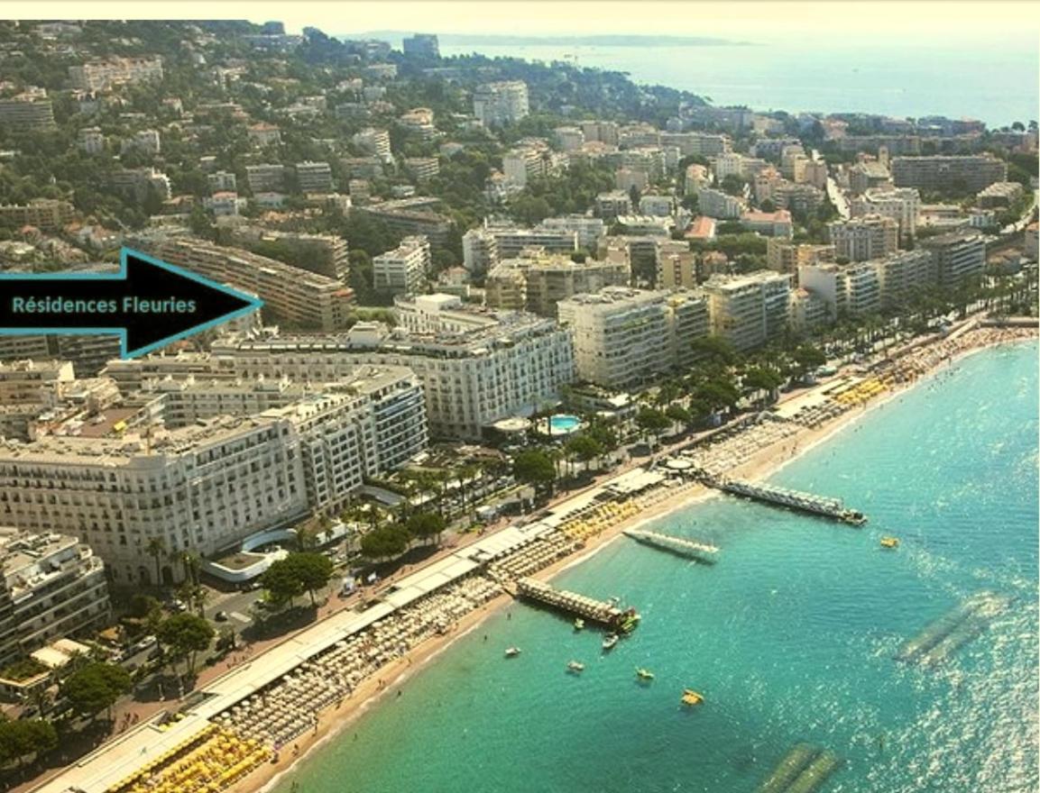 Residences Fleuries - Behind Cannes Croisette Bvd Kültér fotó